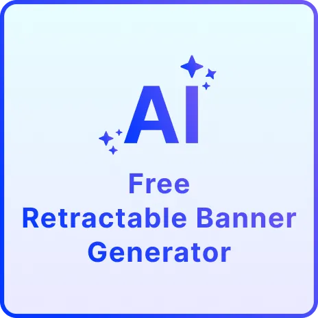 Free AI Retractable Banner Generator, Create Retractable Banner image Designs Online [ No Signup ]